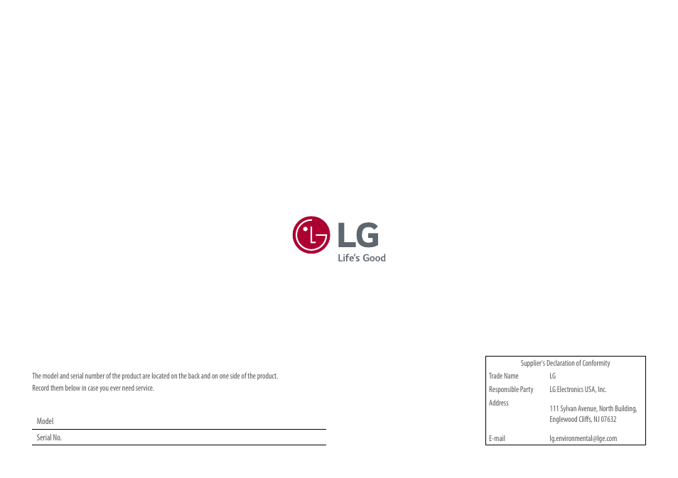 LG UltraFine 27" 4K HDR Monitor User Manual | Page 33 / 33