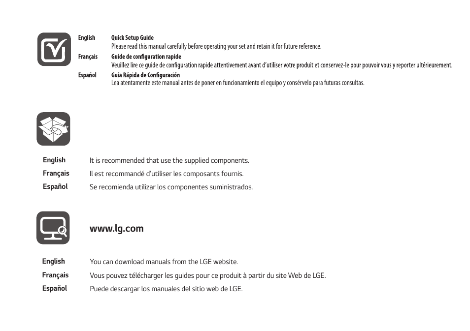 LG 22BP410-B 21.5" Monitor User Manual | Page 2 / 8