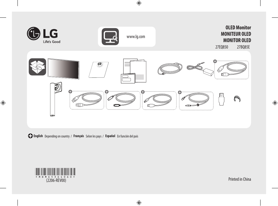 LG UltraFine OLED Pro 26.9" 4K HDR Monitor User Manual | 12 pages