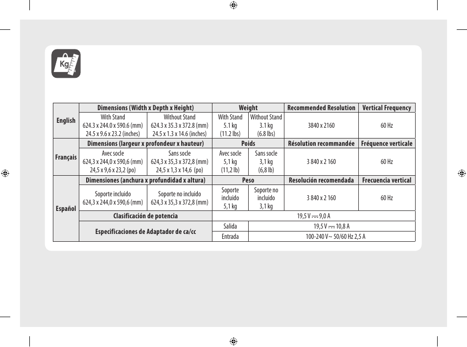 LG UltraFine OLED Pro 26.9" 4K HDR Monitor User Manual | Page 10 / 12