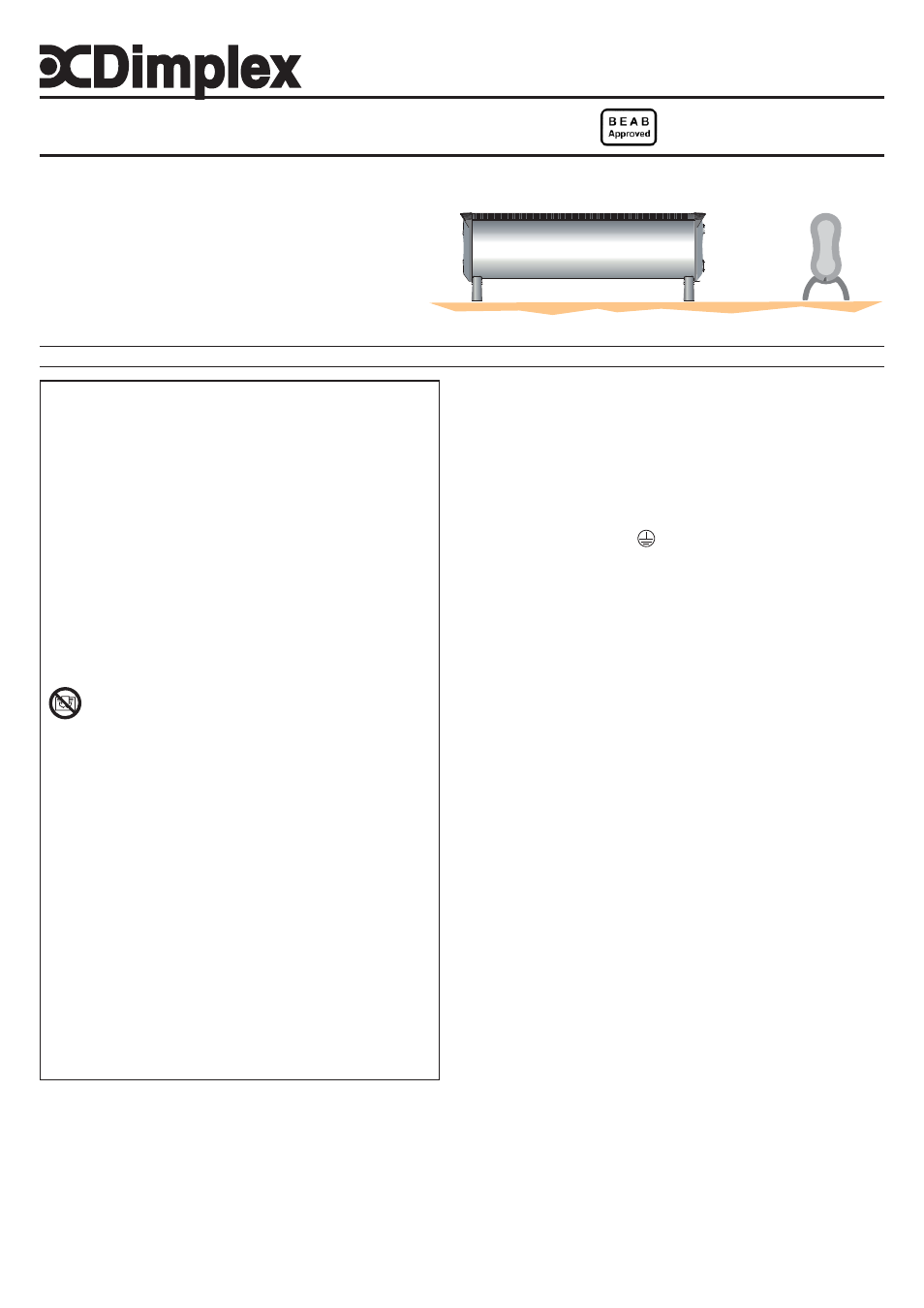 Dimplex DXLAT150 User Manual | 4 pages