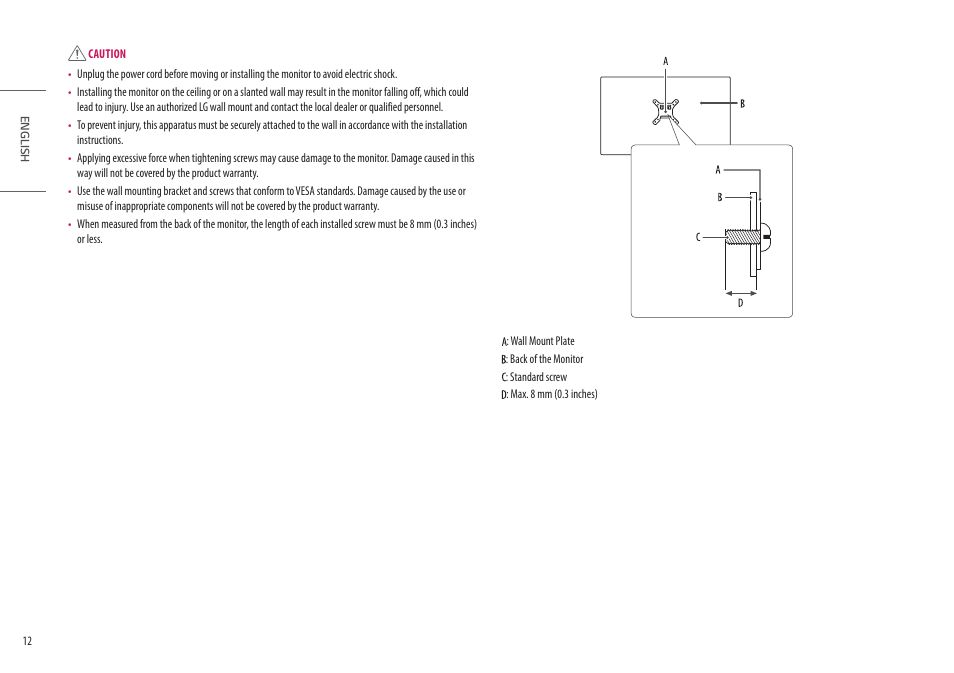LG UltraFine 27BP95E-B 27" 4K HDR Monitor User Manual | Page 12 / 31