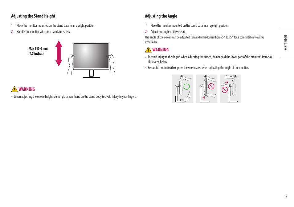 LG 32HQ713D-B 31.5" 8MP 4K Diagnostic Monitor User Manual | Page 17 / 42