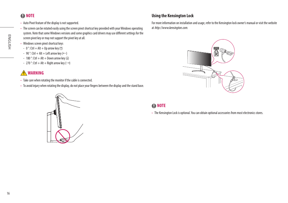 LG 32HL512D-B 31.5" 8MP Color Diagnostic 16:9 4K HDR IPS Monitor User Manual | Page 16 / 42
