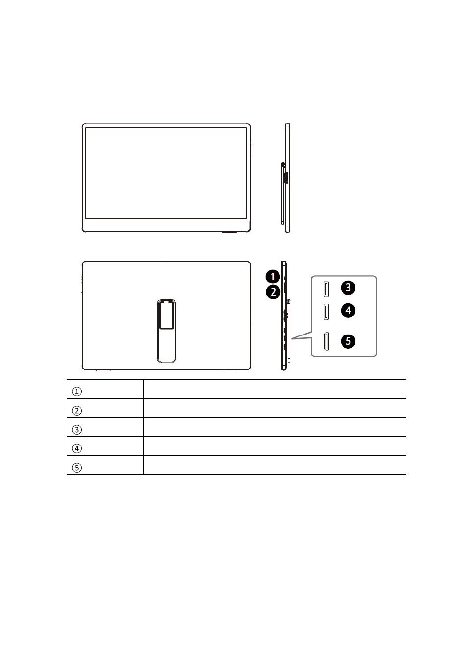 MSI PRO MP161 15.6" Portable Monitor User Manual | Page 5 / 21