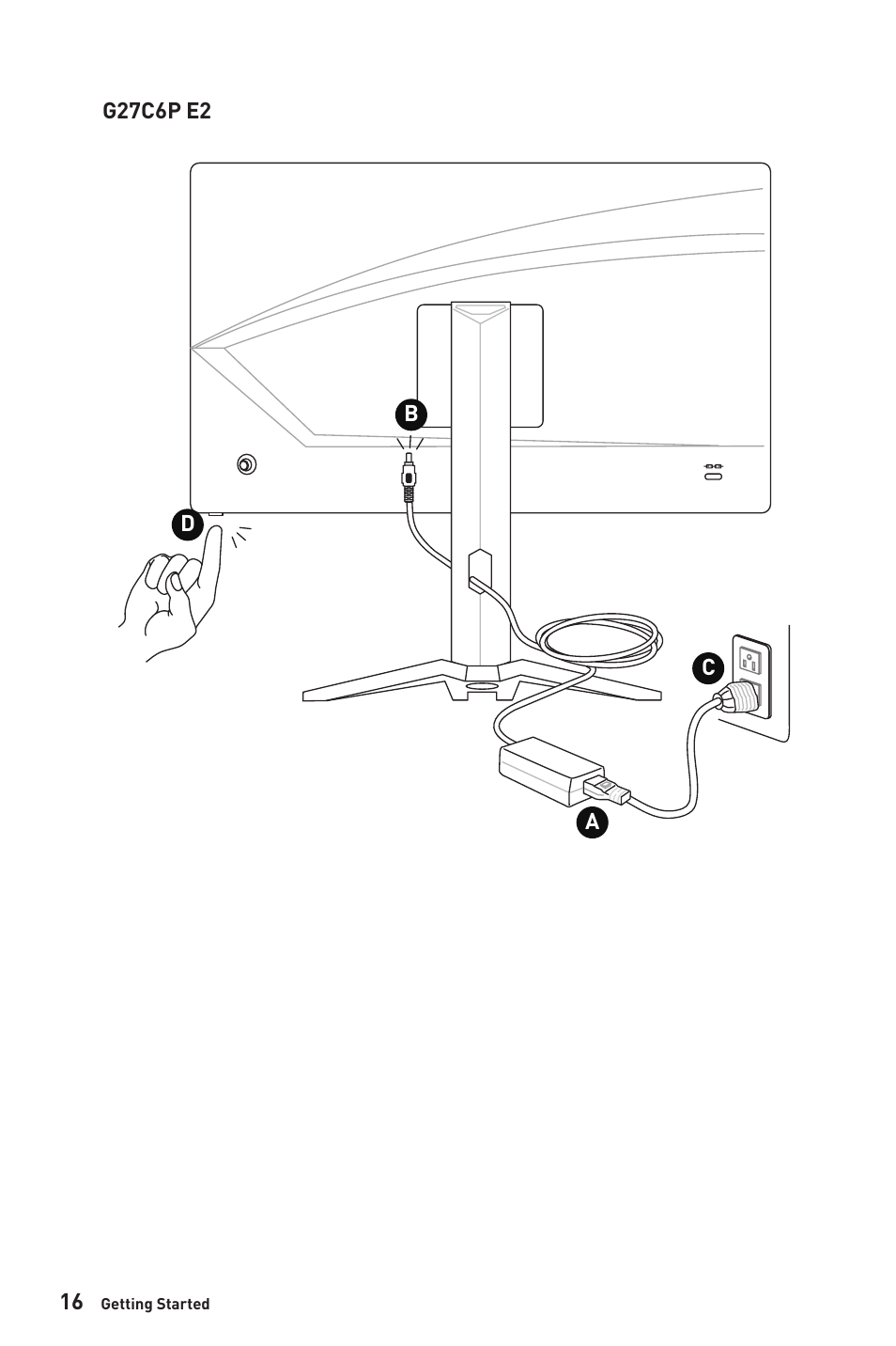 MSI G27C6 E2 27" 170 Hz Curved Gaming Monitor User Manual | Page 16 / 37