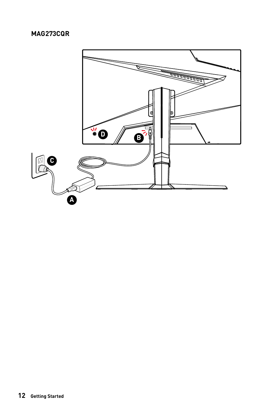 MSI G273CQ 27" 1440p 170 Hz Curved Gaming Monitor User Manual | Page 12 / 34