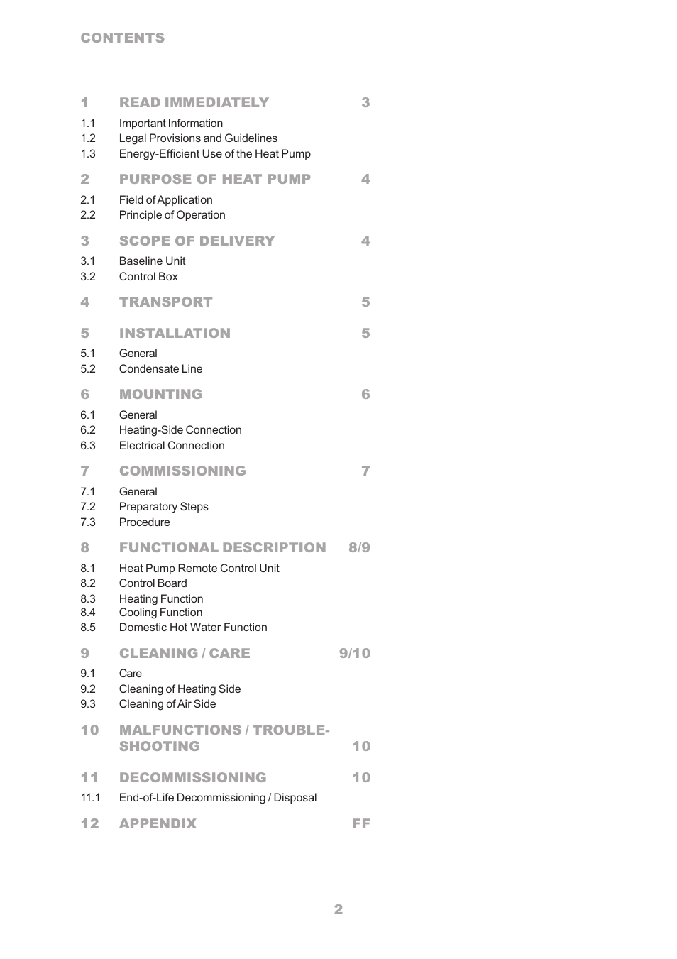 Dimplex LA 16TR User Manual | Page 2 / 36