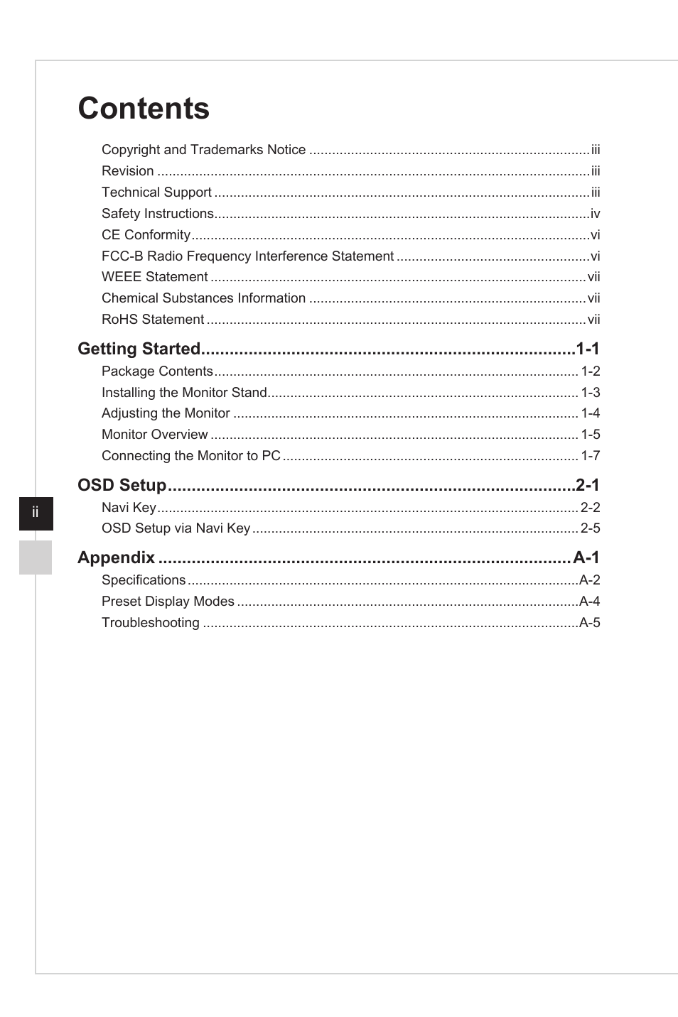 MSI Optix MAG301CR2 29.5" 21:9 Curved Ultrawide 200 Hz HDR Ready VA Gaming Monitor User Manual | Page 2 / 31