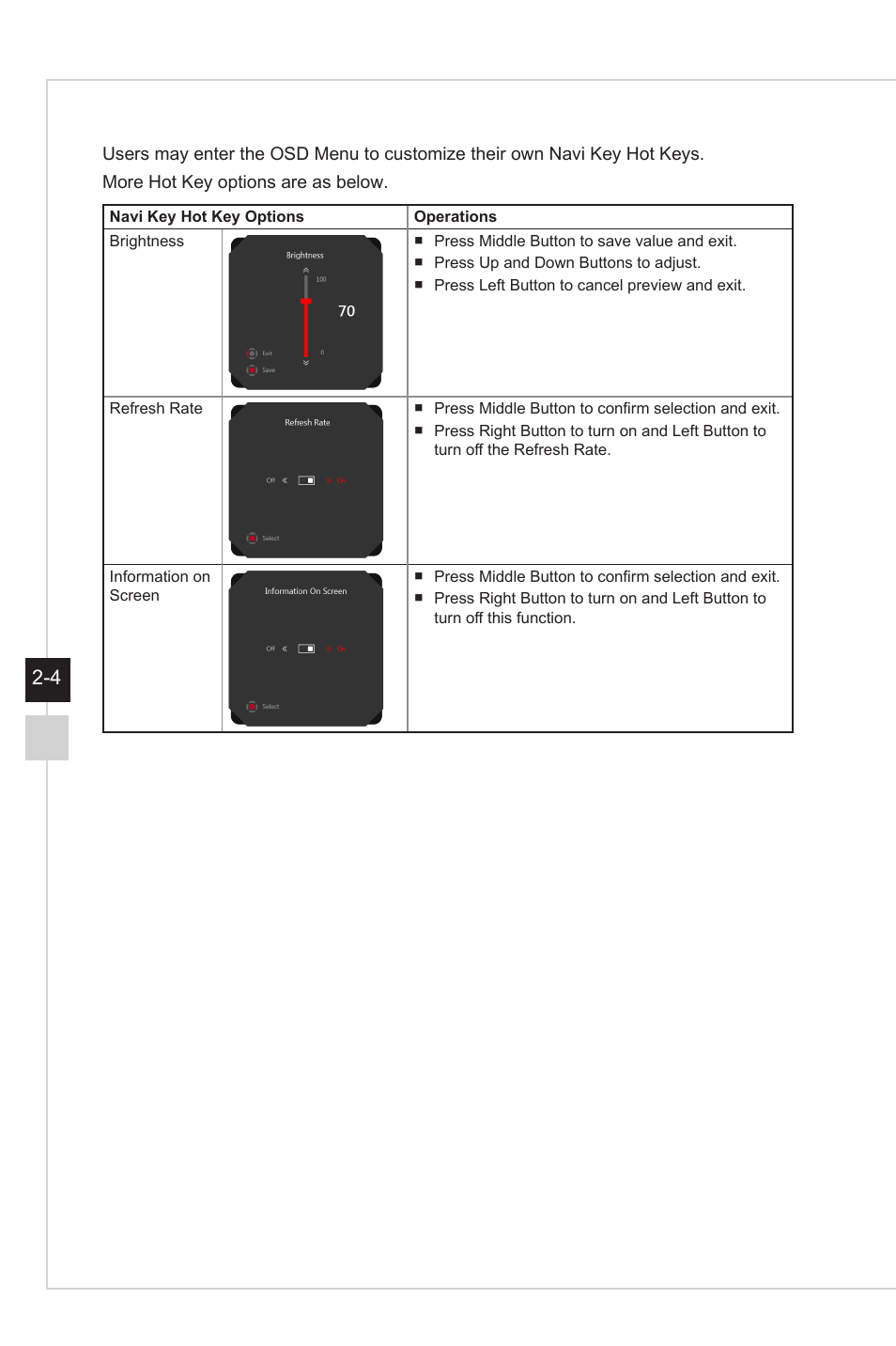 MSI Optix MAG301CR2 29.5" 21:9 Curved Ultrawide 200 Hz HDR Ready VA Gaming Monitor User Manual | Page 20 / 31