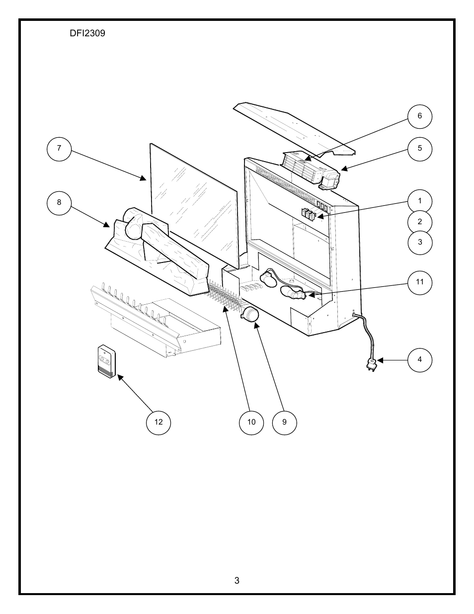 Dimplex DFI2309 User Manual | Page 5 / 16