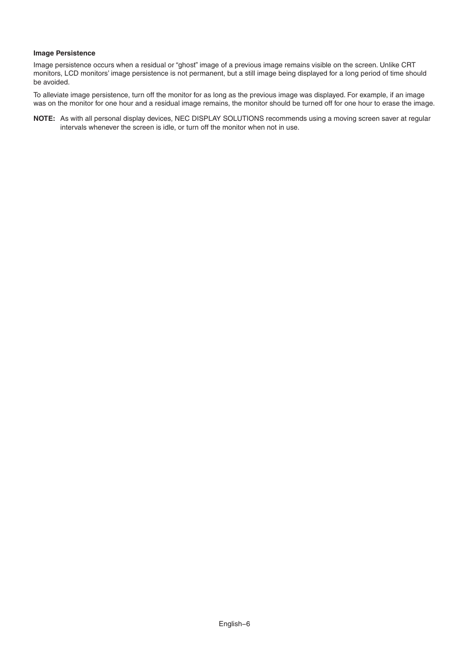 NEC AccuSync AS221F-BK 21.5" 16:9 IPS Monitor User Manual | Page 8 / 32
