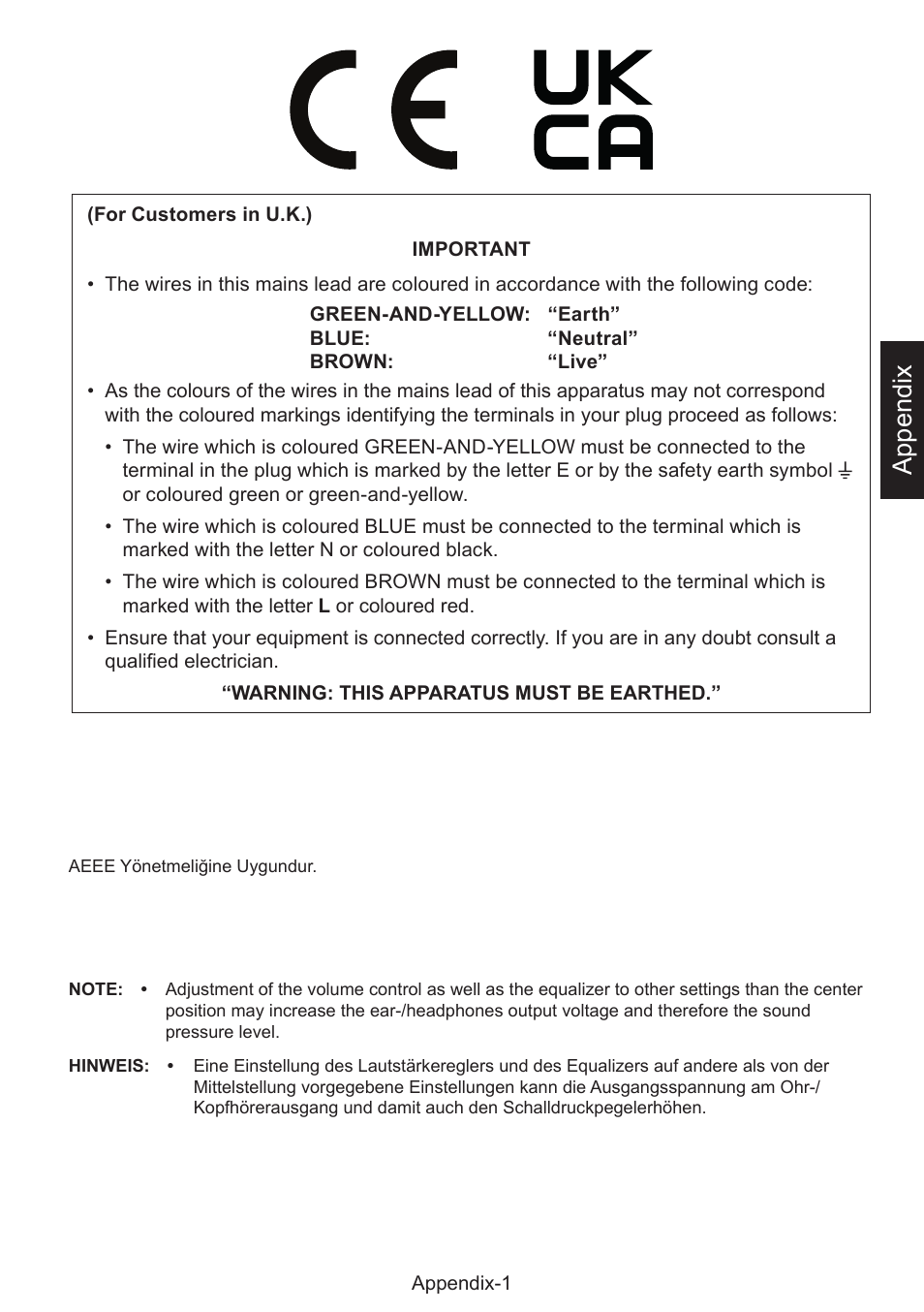 Appendix | NEC MultiSync E274FL 27" Monitor User Manual | Page 165 / 176