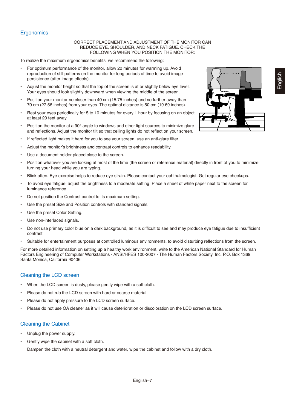 NEC AccuSync AS173M 17" 5:4 TN Monitor User Manual | Page 9 / 31