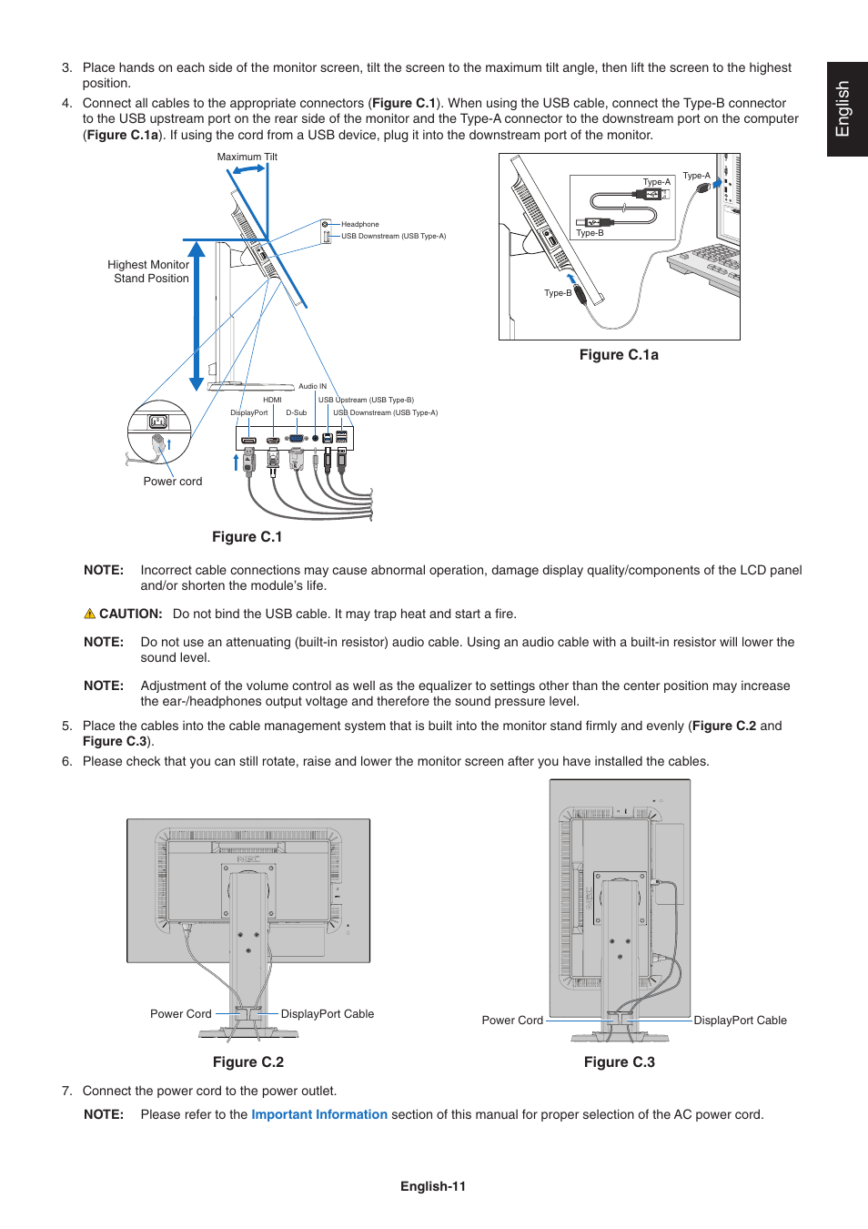 English | NEC E242N-BK 24" 16:9 IPS Monitor User Manual | Page 13 / 25