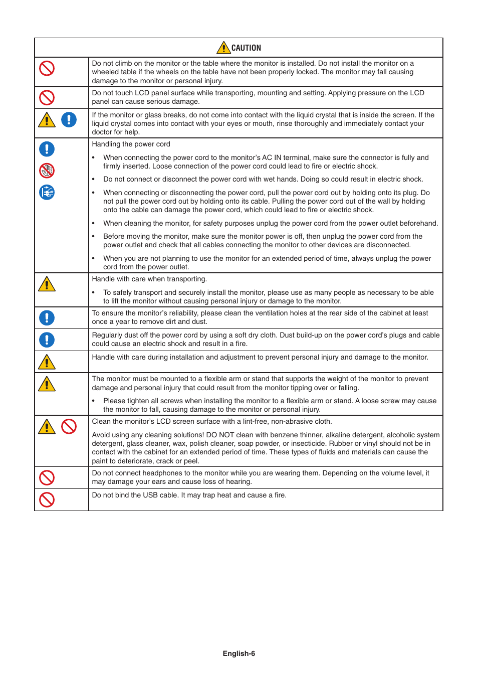 NEC E242N-BK 24" 16:9 IPS Monitor User Manual | Page 8 / 25