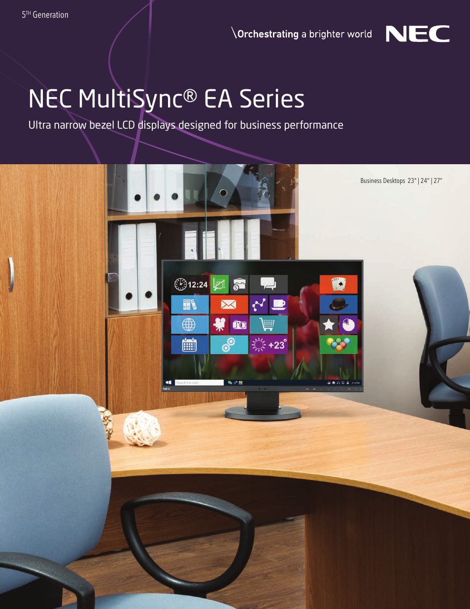 NEC MultiSync EA241F 23.8" 16:9 IPS Monitor User Manual | 4 pages