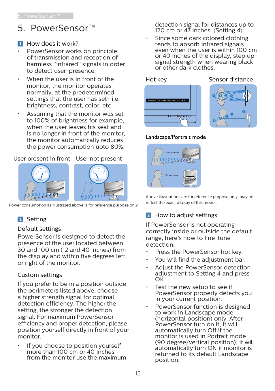 Powersensor | Philips 243B1 23.8" 16:9 USB Type-C IPS Monitor User Manual | Page 17 / 36