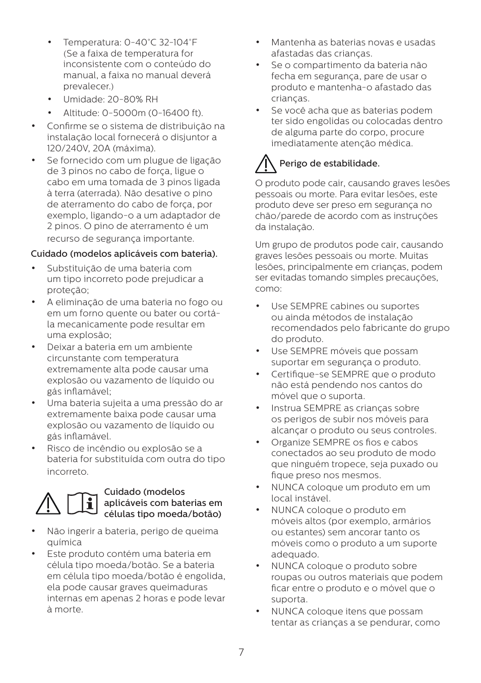 Philips 6000 Series 44.5" SuperWide 32:9 1440p HDR Curved Business Monitor User Manual | Page 7 / 108