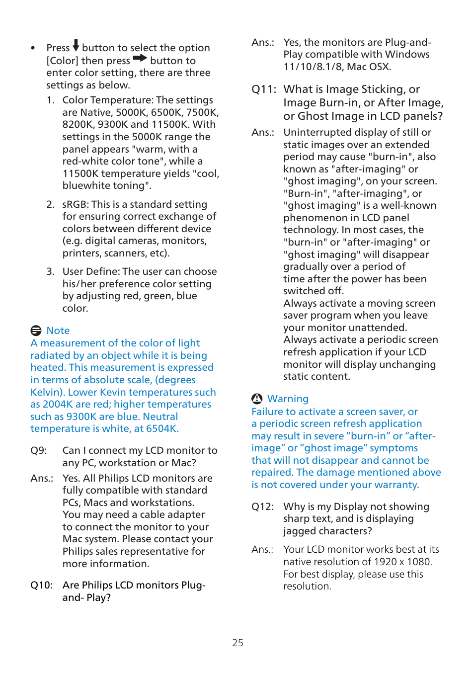 Philips 32E1N3100LA 31.5" Monitor User Manual | Page 27 / 29