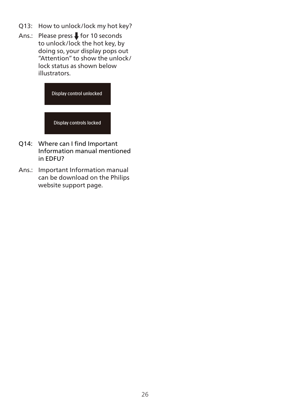 Philips 32E1N3100LA 31.5" Monitor User Manual | Page 28 / 29