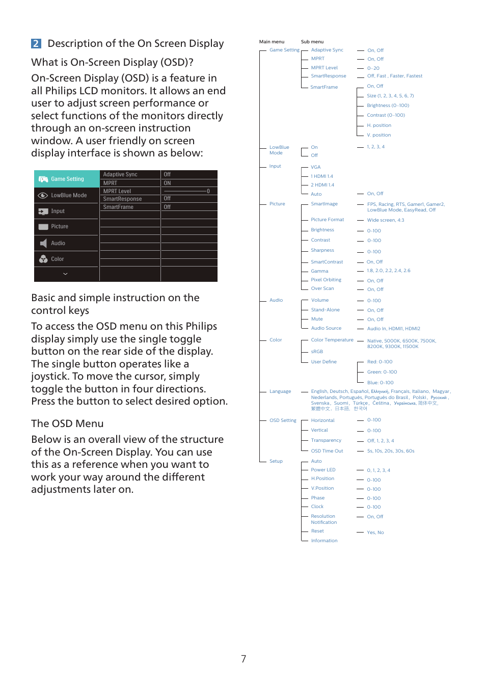 Philips 32E1N3100LA 31.5" Monitor User Manual | Page 9 / 29