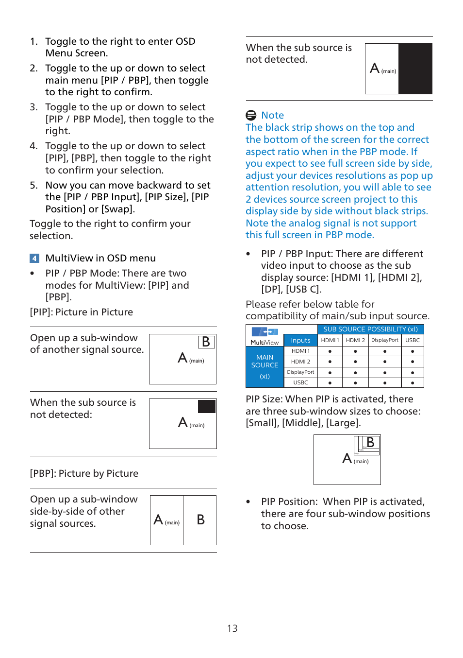 Philips 8000 34" 1440p HDR 175 Hz Curved Ultrawide Gaming Monitor (White) User Manual | Page 15 / 41