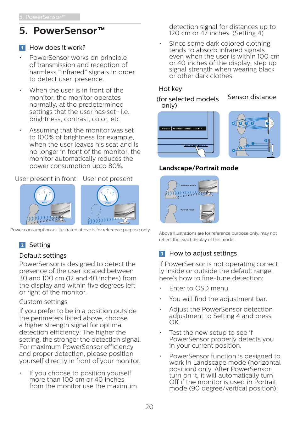 Powersensor | Philips 346B1C 34" 21:9 Curved USB Type-C Docking LCD Monitor User Manual | Page 22 / 38