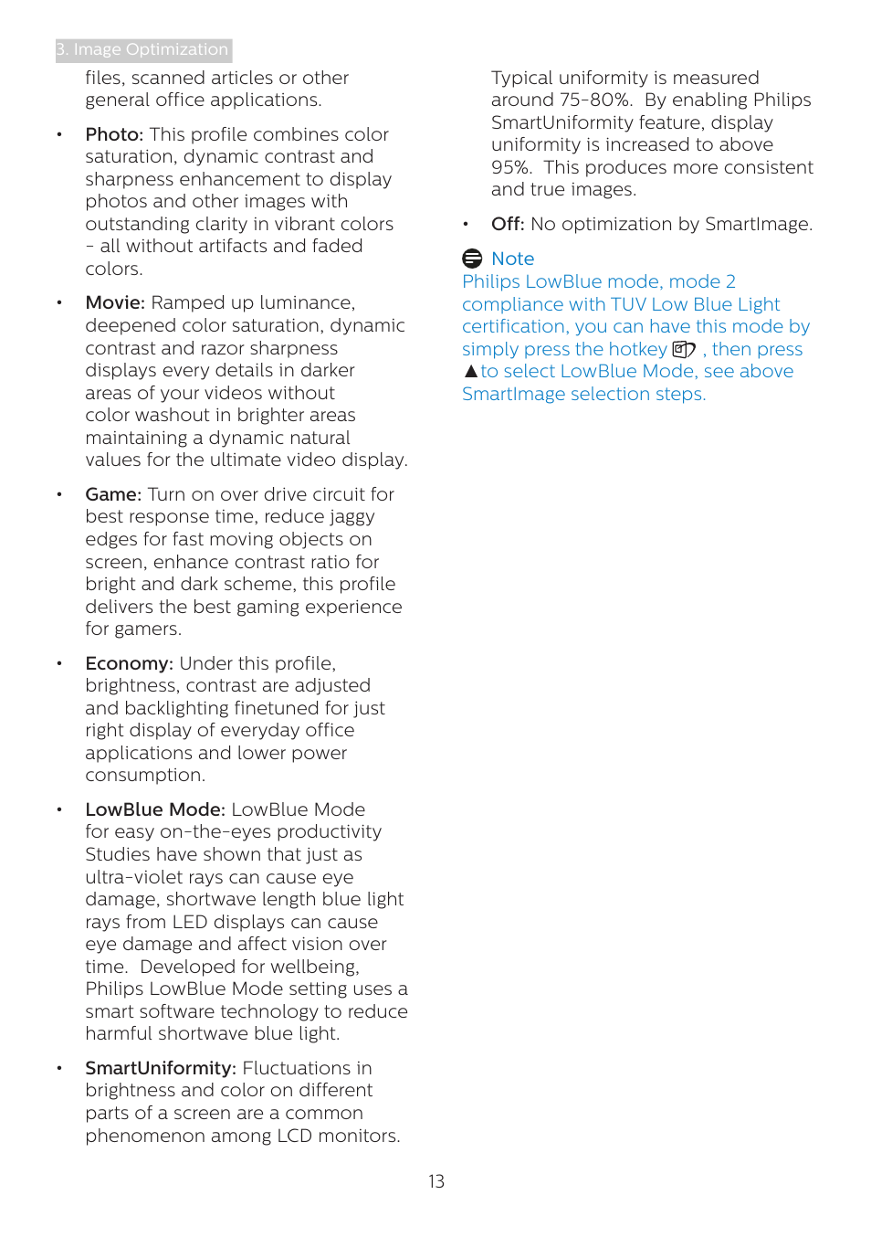 Philips 328B1 31.5" 4K Monitor User Manual | Page 15 / 35