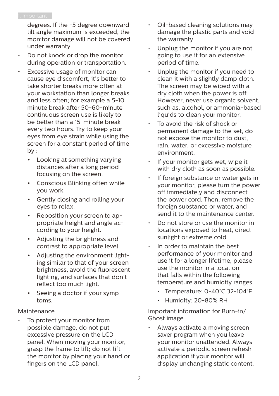 Philips Momentum 31.5" 4K HDR 144 Hz Gaming Monitor User Manual | Page 4 / 38