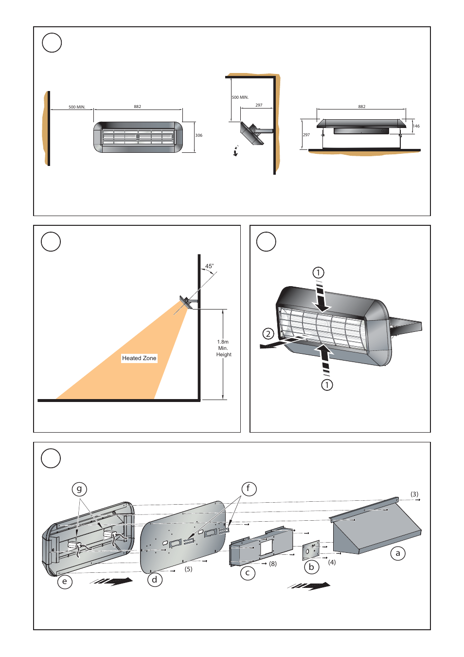 Dimplex CXD2000H-NA User Manual | Page 2 / 4