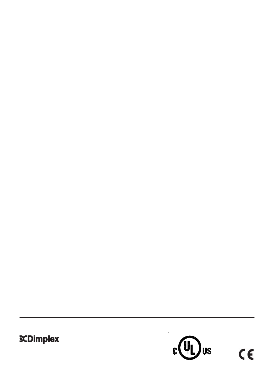888-dimplex | Dimplex CXD2000H-NA User Manual | Page 4 / 4
