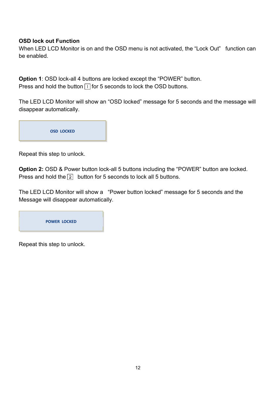 Planar Systems PLN2700 27" Monitor User Manual | Page 14 / 26