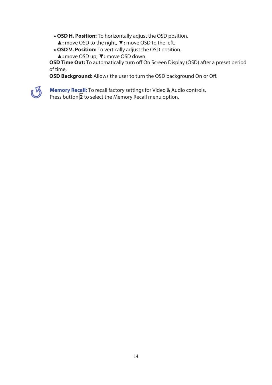 Planar Systems PXL3280W 31.5" 16:9 QHD IPS Monitor User Manual | Page 16 / 22