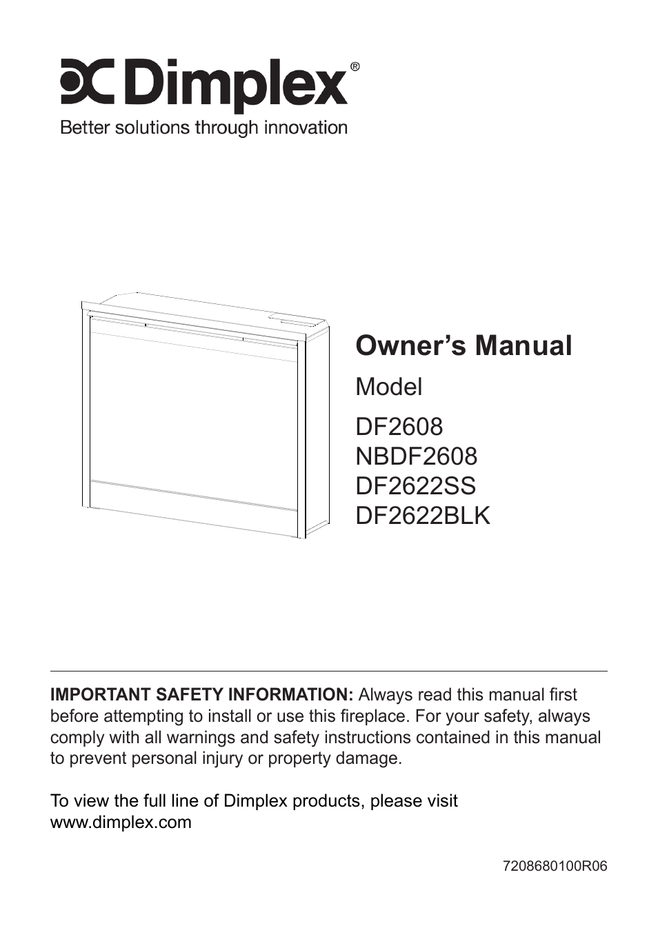 Dimplex DF2622SS User Manual | 63 pages