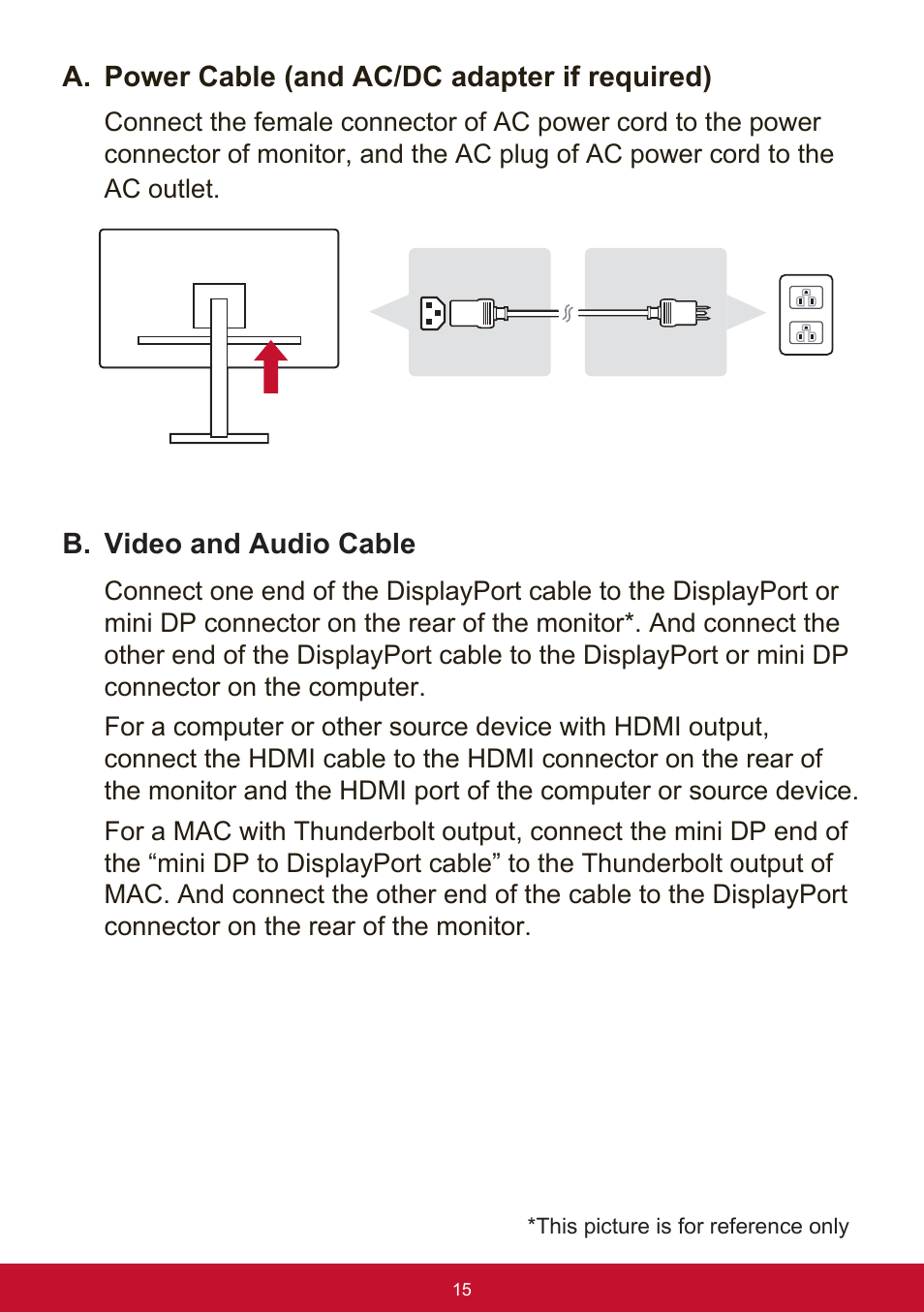 VIEWSONIC VG2455 24" 16:9 IPS Monitor User Manual | Page 19 / 74