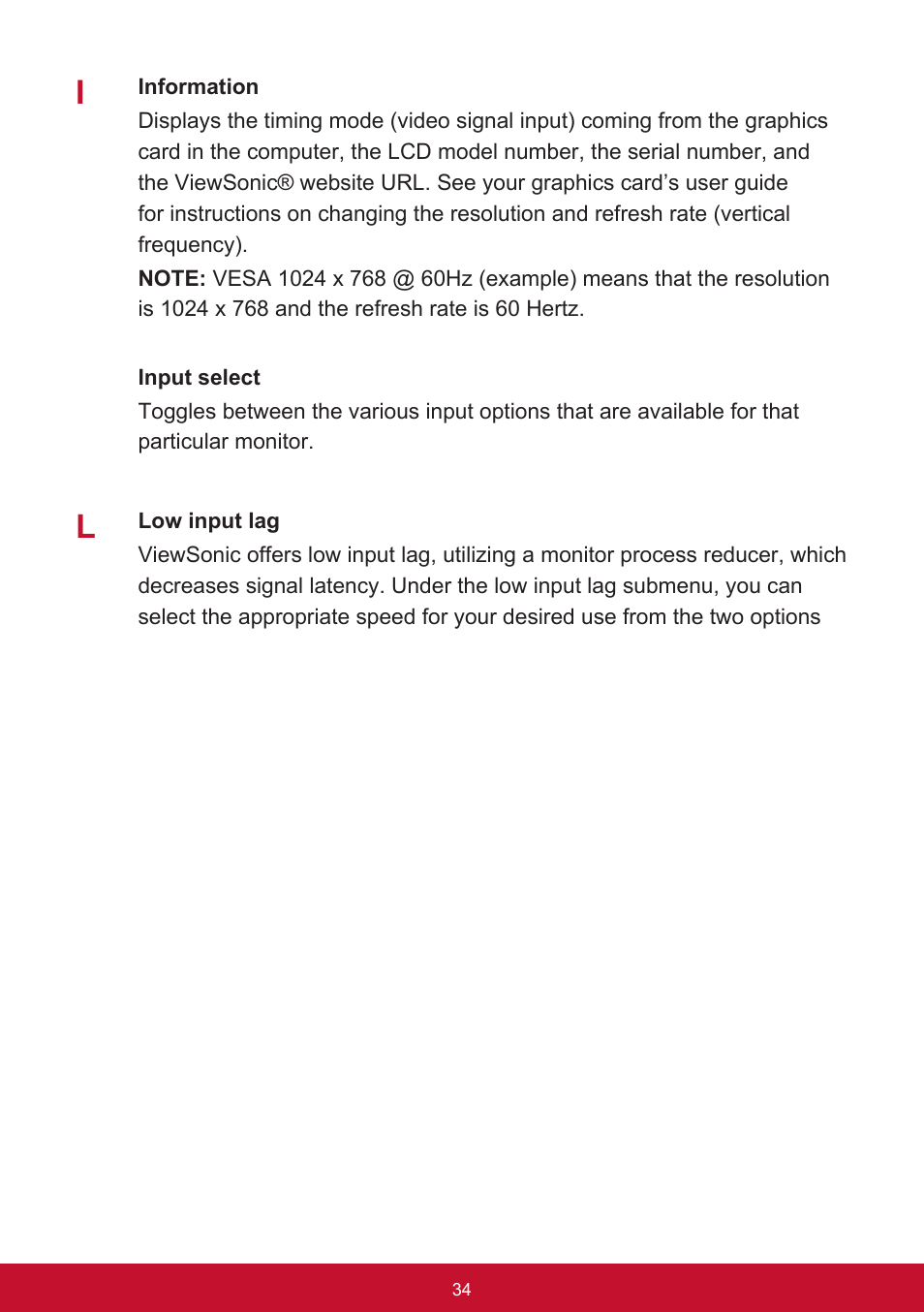 VIEWSONIC VG2455 24" 16:9 IPS Monitor User Manual | Page 38 / 74