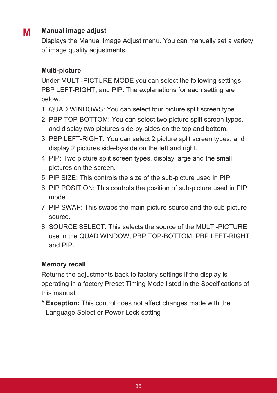 VIEWSONIC VG2455 24" 16:9 IPS Monitor User Manual | Page 39 / 74