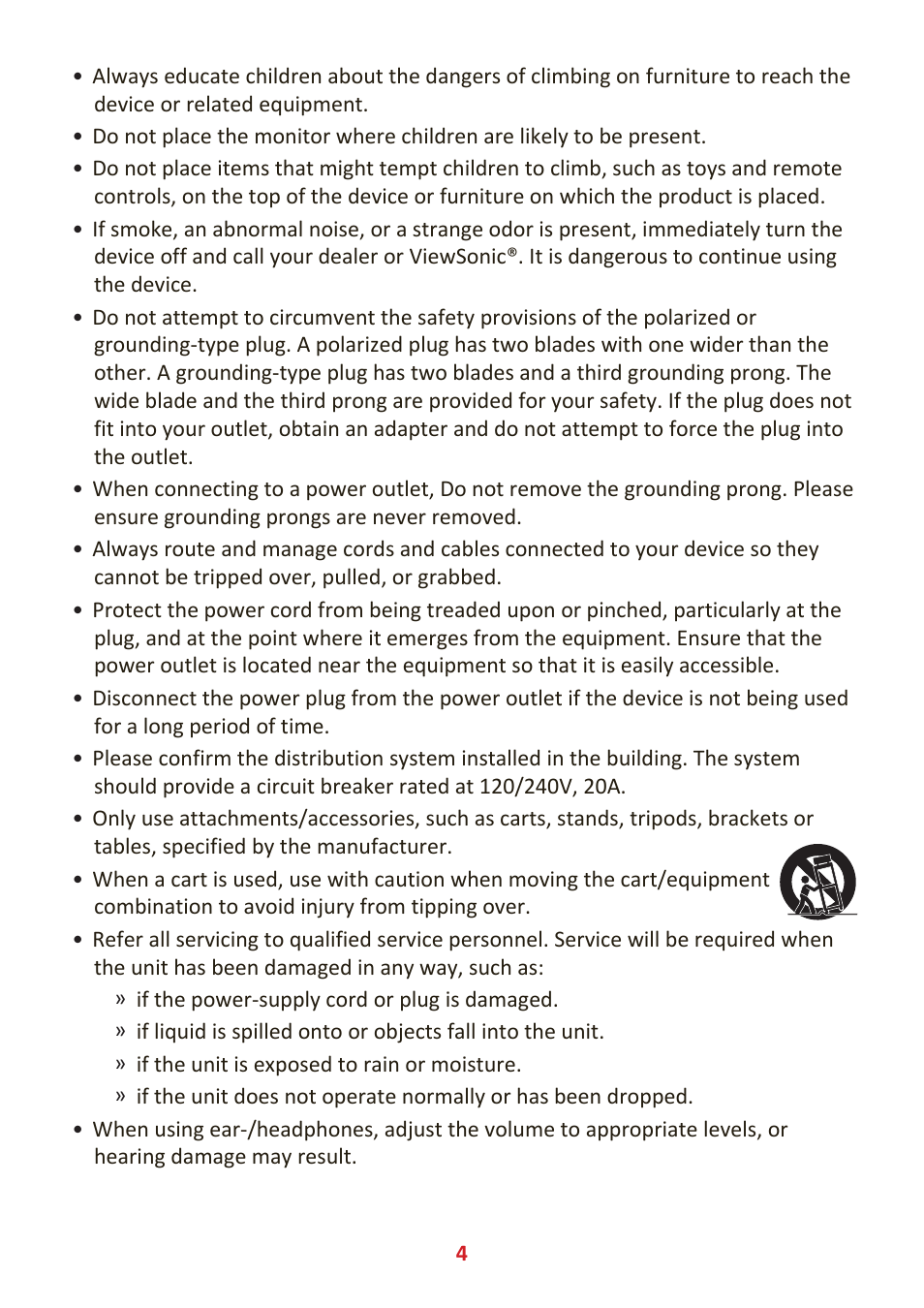 VIEWSONIC Elite XG341C-2K 34" 1440p HDR 200 Hz Curved Ultrawide Gaming Monitor User Manual | Page 4 / 85