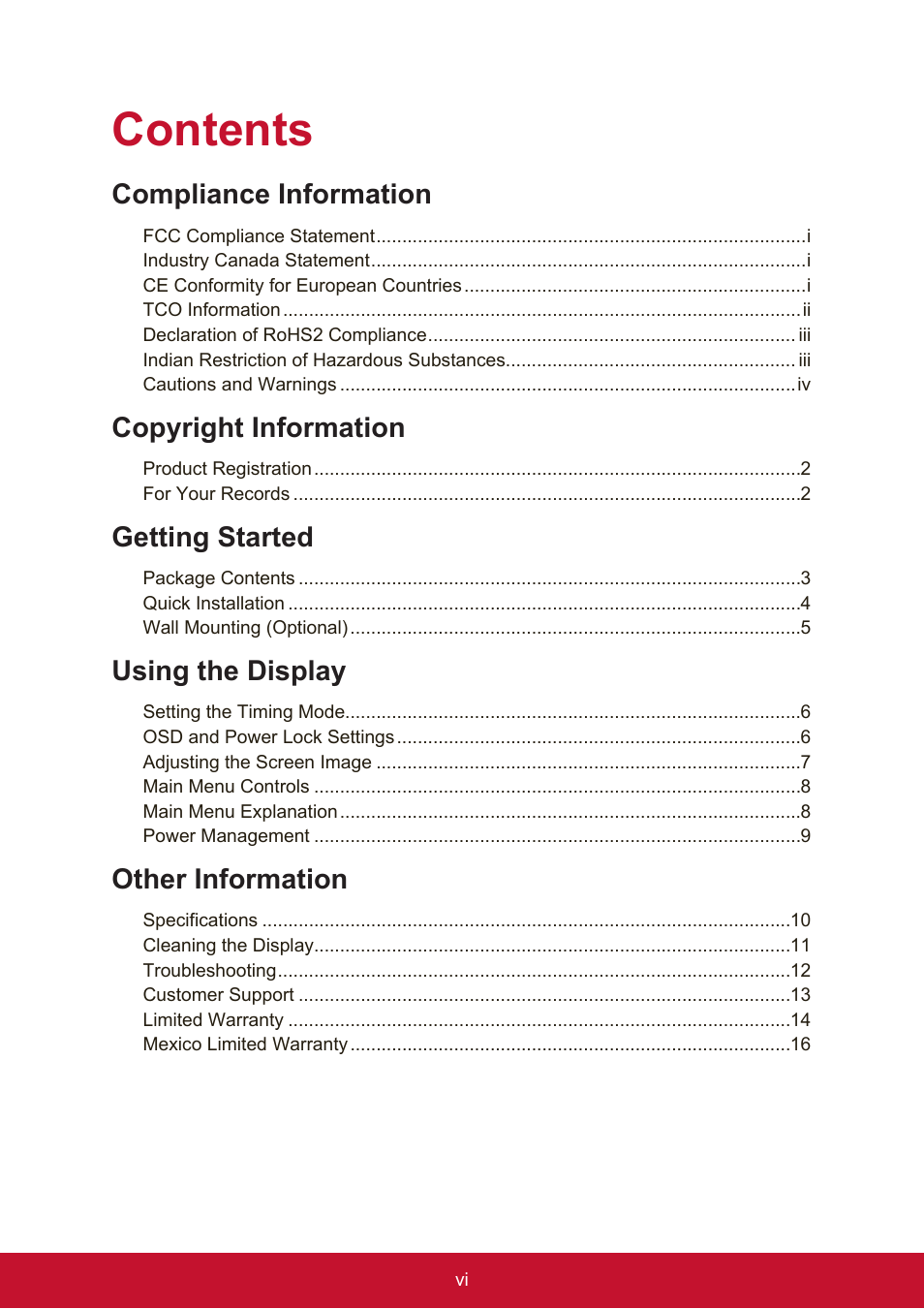VIEWSONIC VA951S 19" 5:4 IPS Monitor User Manual | Page 8 / 26