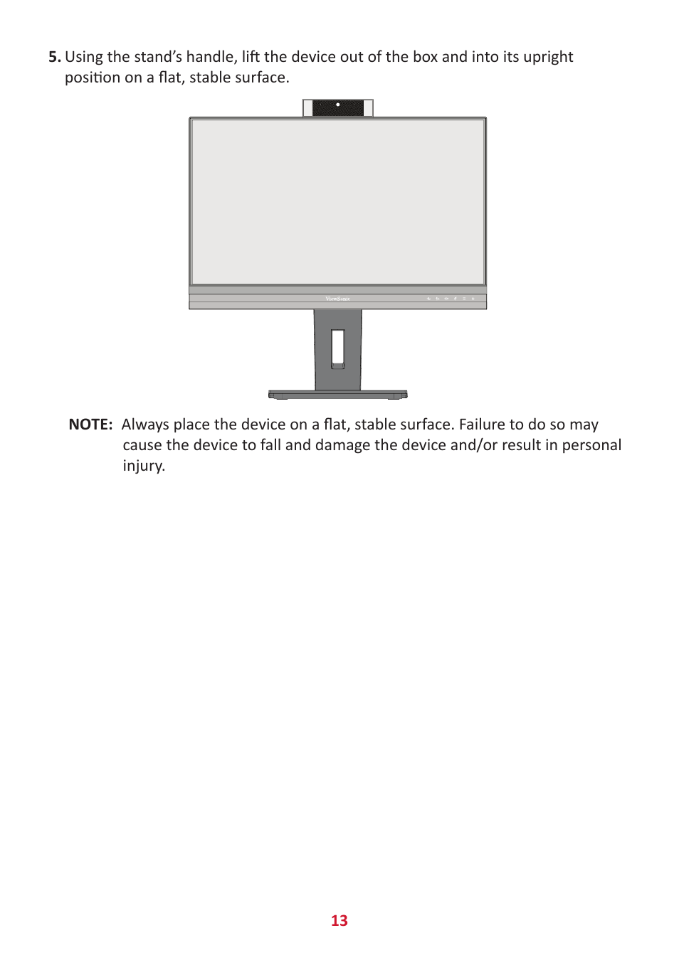 VIEWSONIC VG2456V 23.8" Conferencing Monitor User Manual | Page 13 / 73