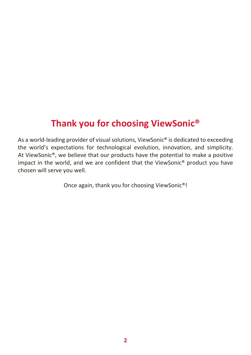 VIEWSONIC VG2456V 23.8" Conferencing Monitor User Manual | Page 2 / 73