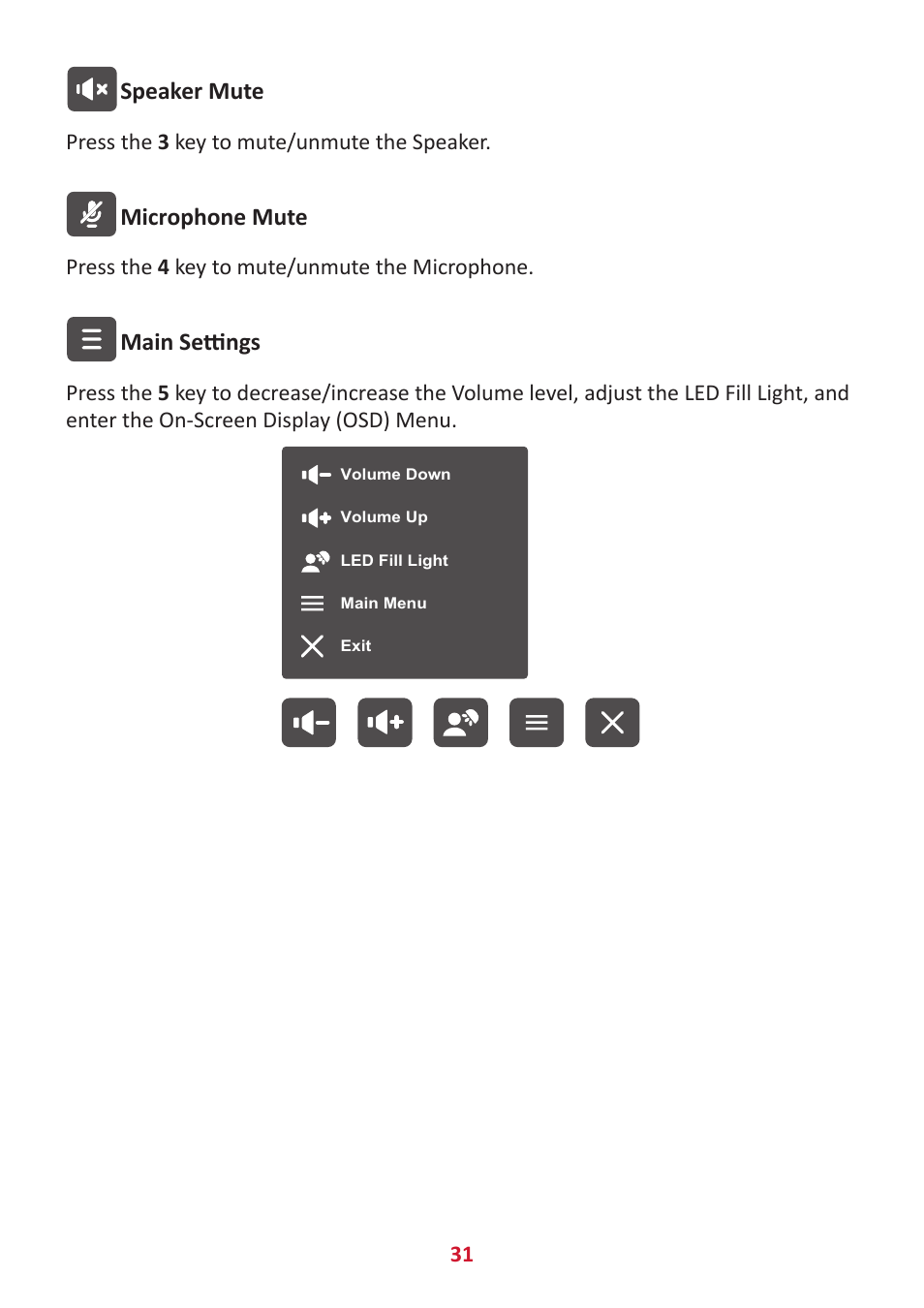 VIEWSONIC VG2456V 23.8" Conferencing Monitor User Manual | Page 31 / 73