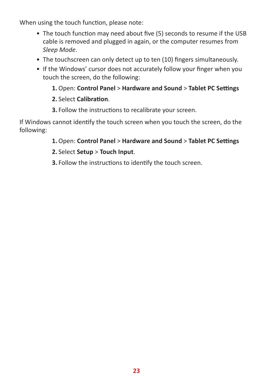 VIEWSONIC 24" Frameless Touchscreen Monitor User Manual | Page 23 / 57