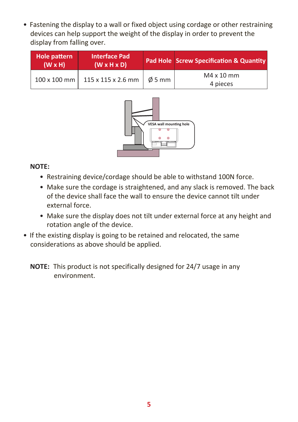 VIEWSONIC 24" Frameless Touchscreen Monitor User Manual | Page 5 / 57