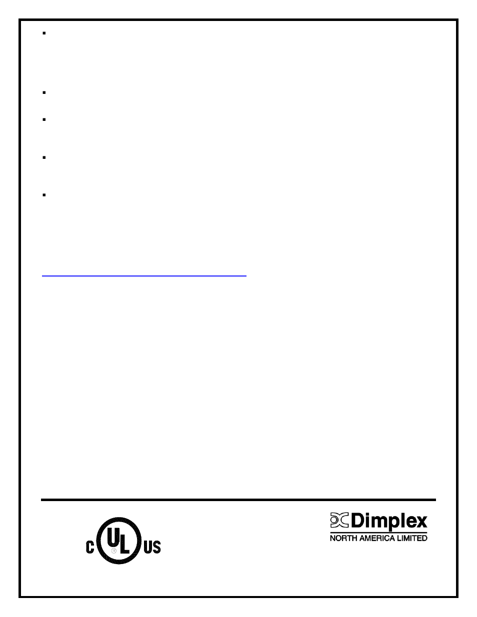 888-dimplex | Dimplex ELECTRIC PATIO STOVE User Manual | Page 11 / 11