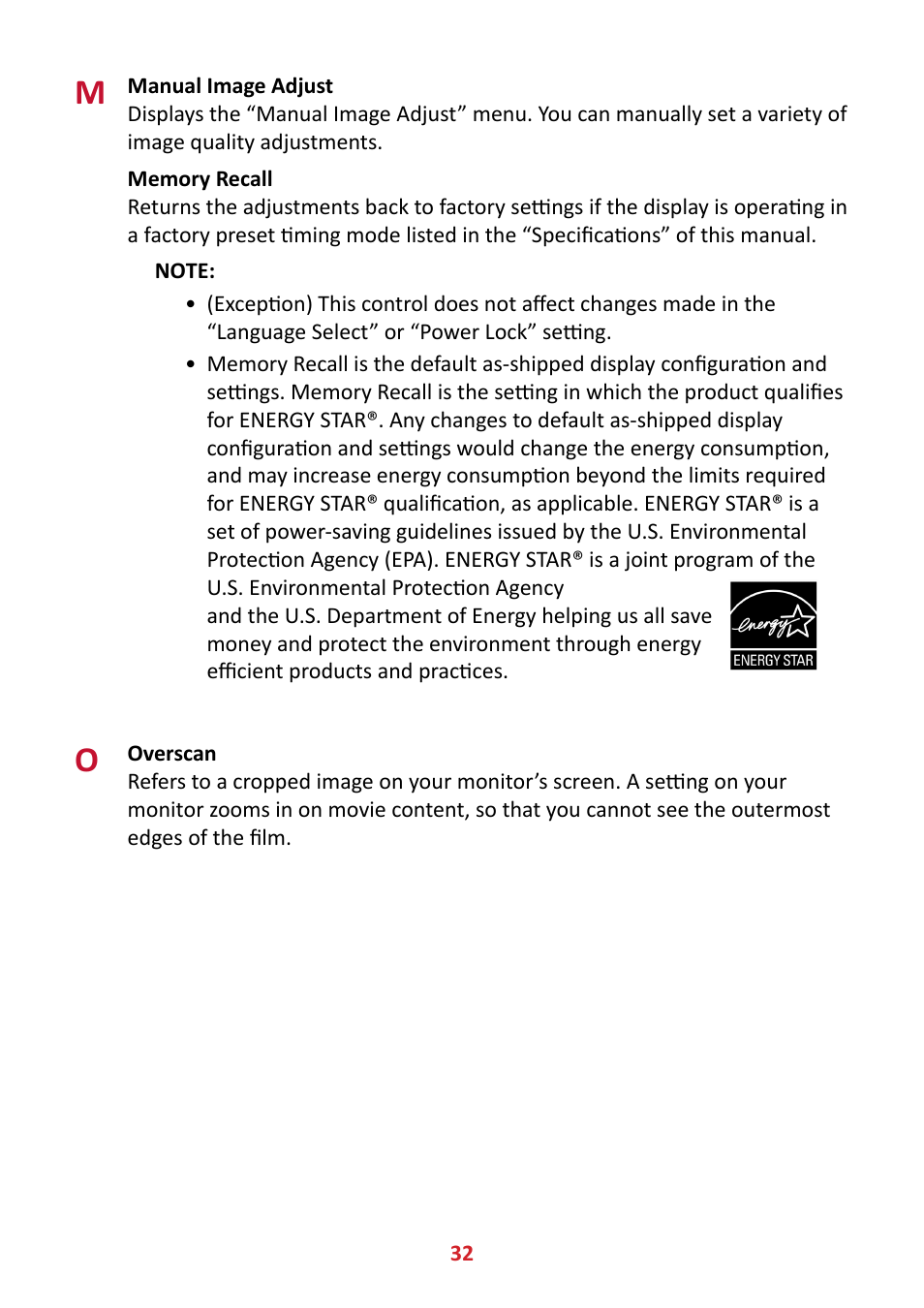 VIEWSONIC VA2447-MHJ 23.8" 16:9 Adaptive-Sync MVA Monitor User Manual | Page 32 / 49