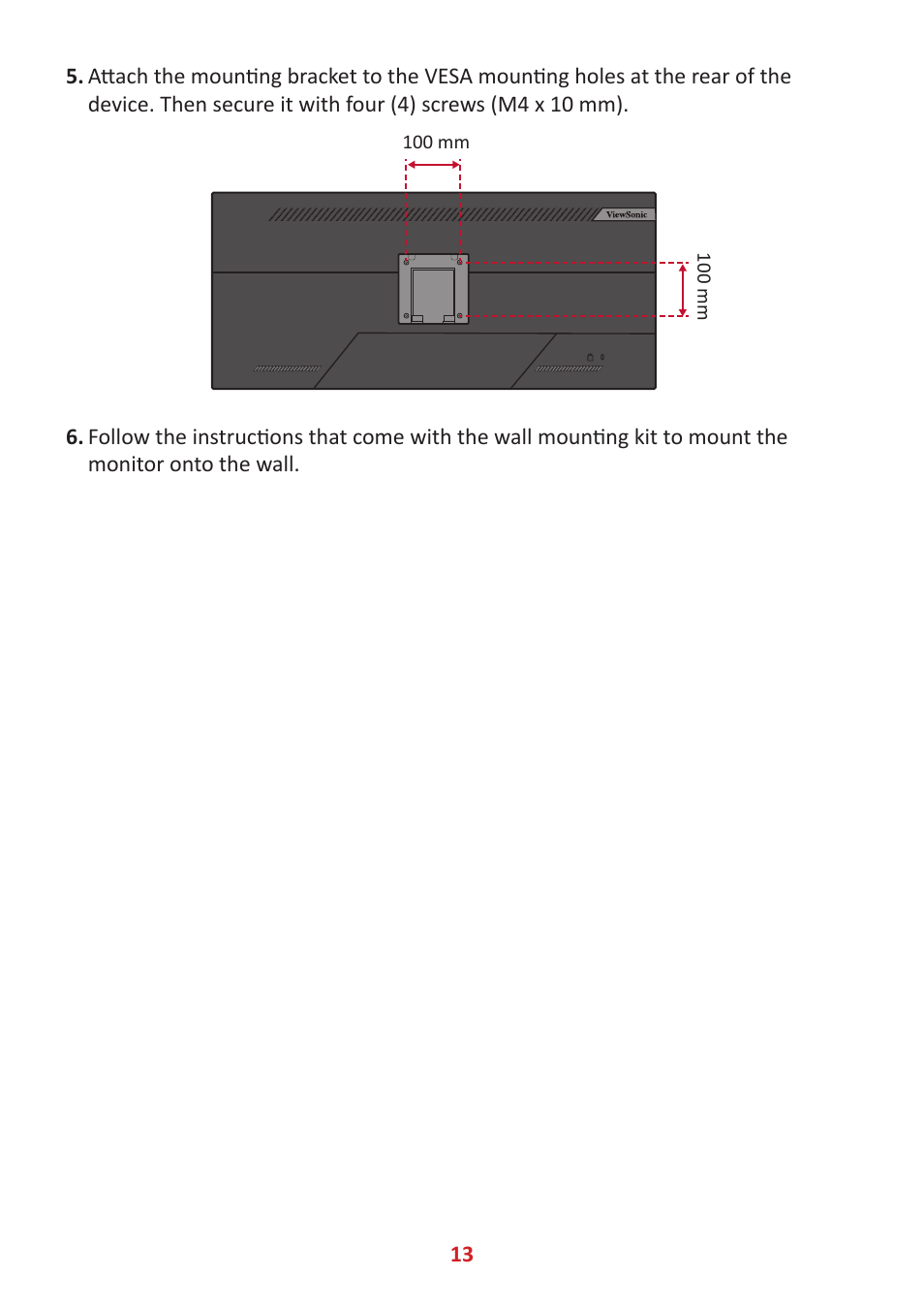 VIEWSONIC VG3448 34" 21:9 VA Monitor User Manual | Page 13 / 66