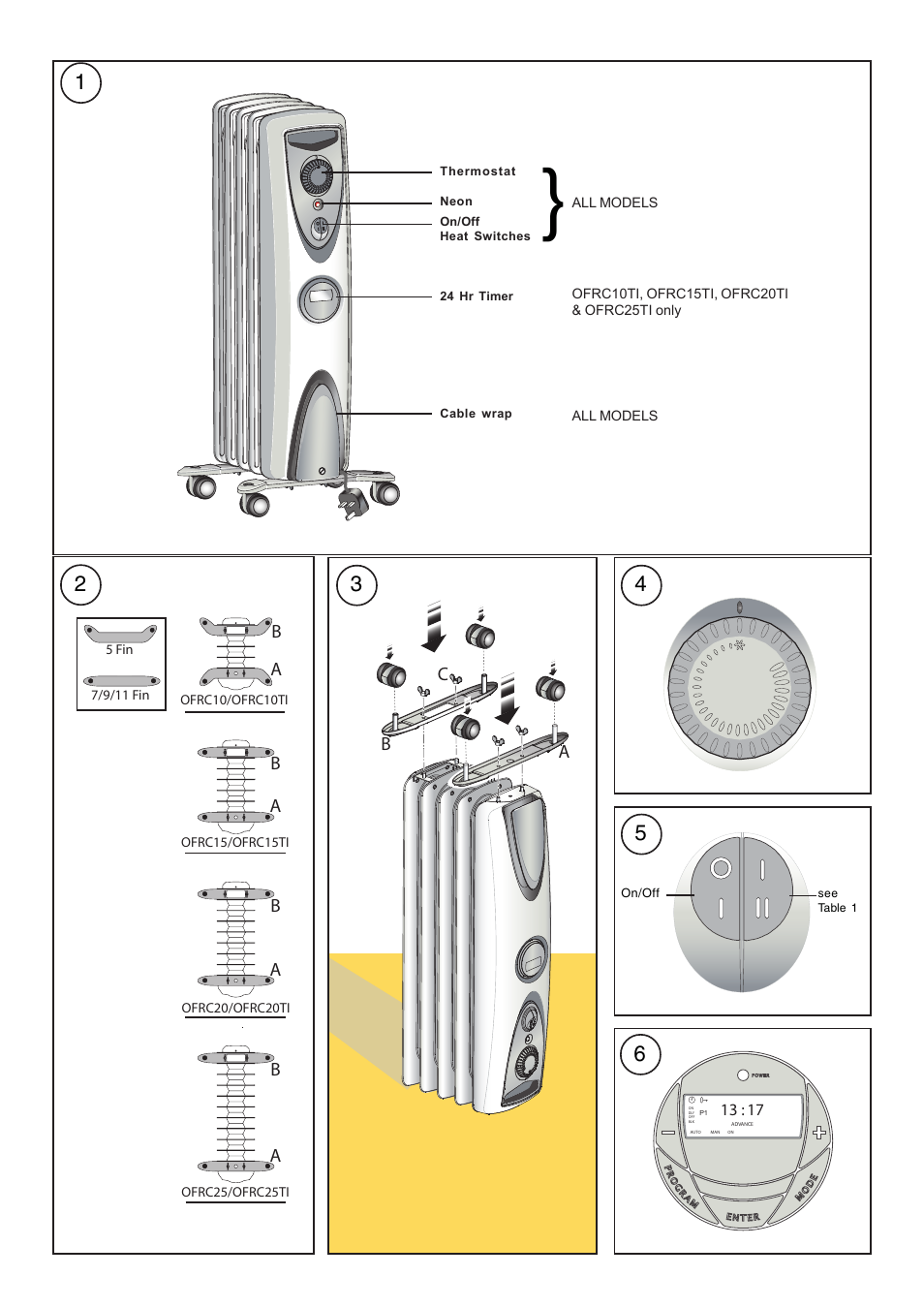 Dimplex OFRC10 User Manual | Page 2 / 4