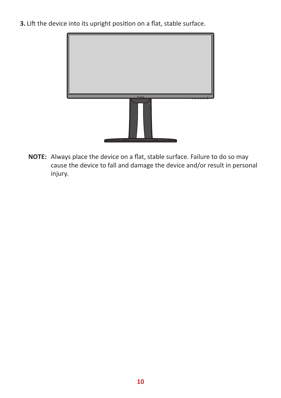 VIEWSONIC VP3481a 34" 21:9 Curved FreeSync 100 Hz USB Type-C Docking LCD Monitor User Manual | Page 10 / 90